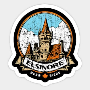 Elsinore Beer Vintage Style Sticker